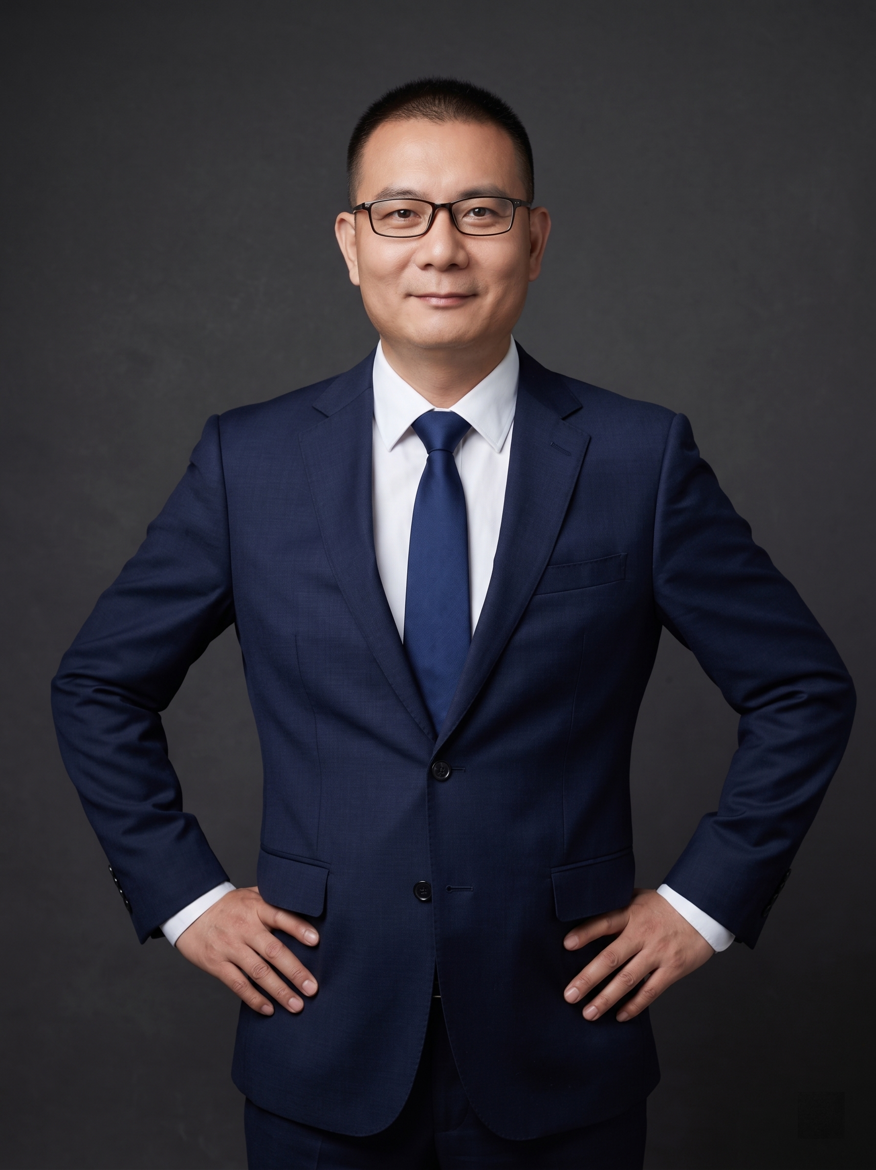 Portrait placeholder for the company representative